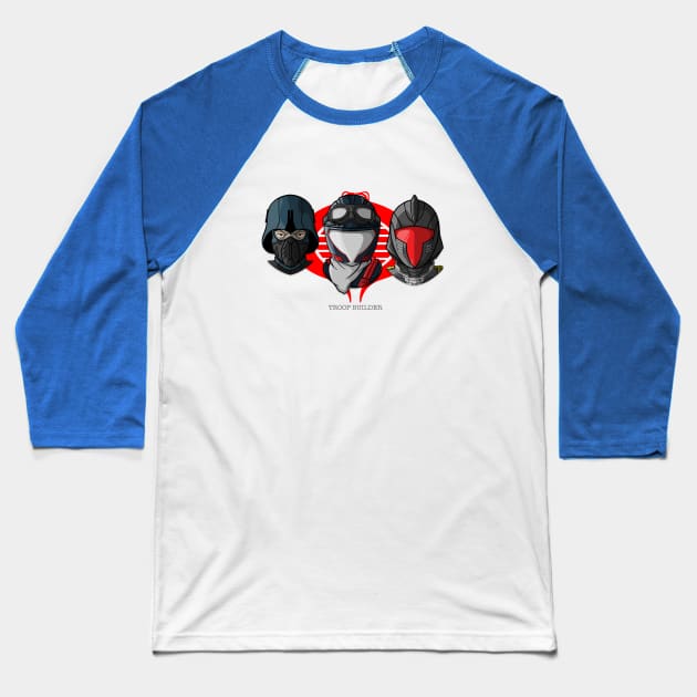 TROOP BUILDER Baseball T-Shirt by Doyle Designs